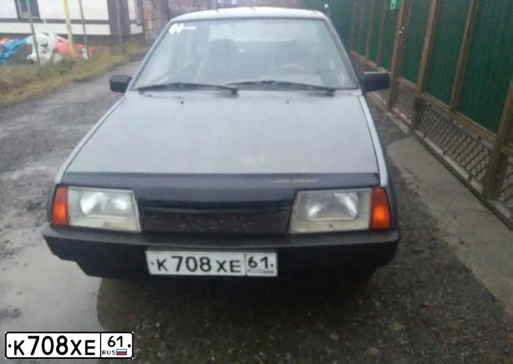 Фото автомобиля LADA 21099, 1993 — госномер К708ХЕ61. Цвет: СЕРЫЙ