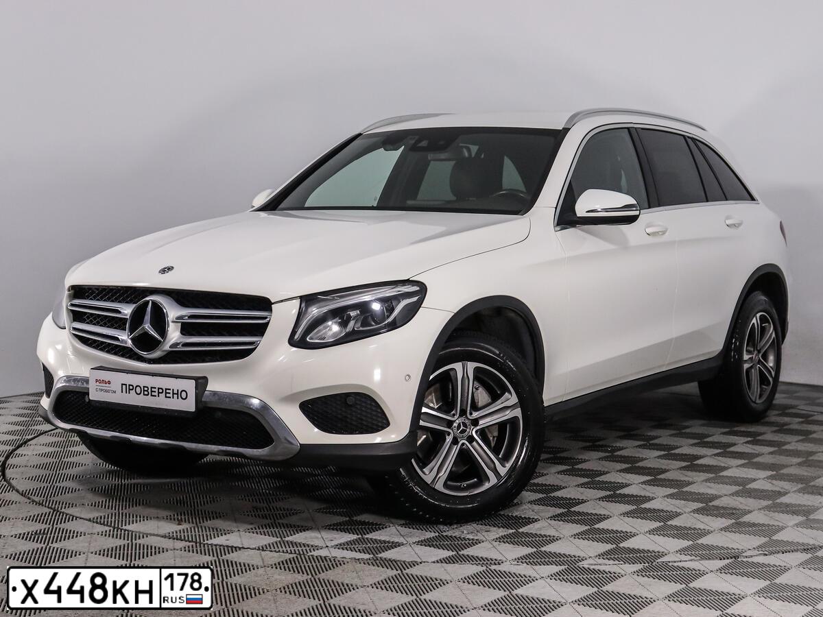 Фото автомобиля MERCEDES GLC-KLASSE, 2017 — госномер К011НР198. Цвет: БЕЛЫЙ