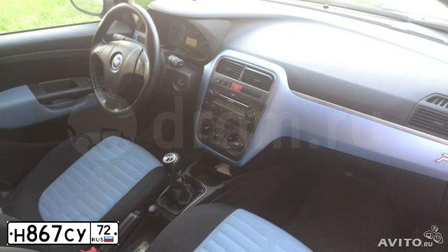 Фото автомобиля FIAT PUNTO, 2006 — госномер Н867СУ72. Цвет: СЕРЫЙ