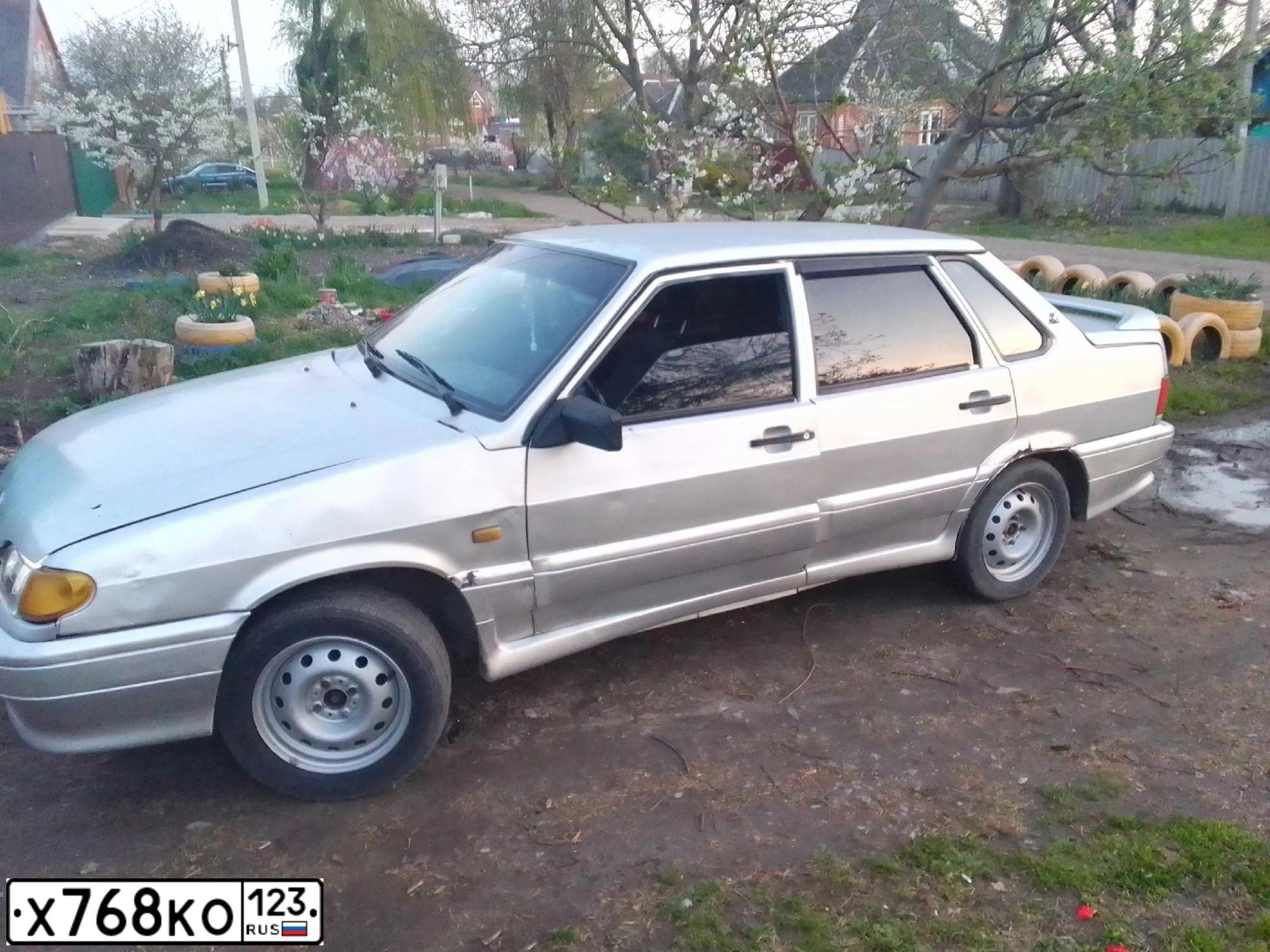 Фото автомобиля LADA 2115 SAMARA, 2004 — госномер Х768КО123. Цвет: СВЕТЛО-СЕРЕБРИСТЫЙ МЕТАЛЛ