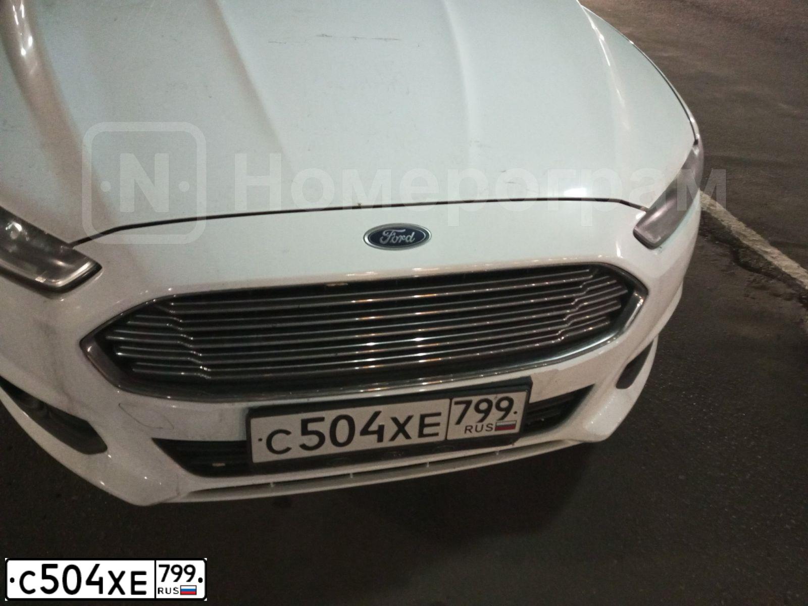 Фото автомобиля FORD MONDEO, 2016 — госномер С504ХЕ799. Цвет: ЖЕЛТЫЙ