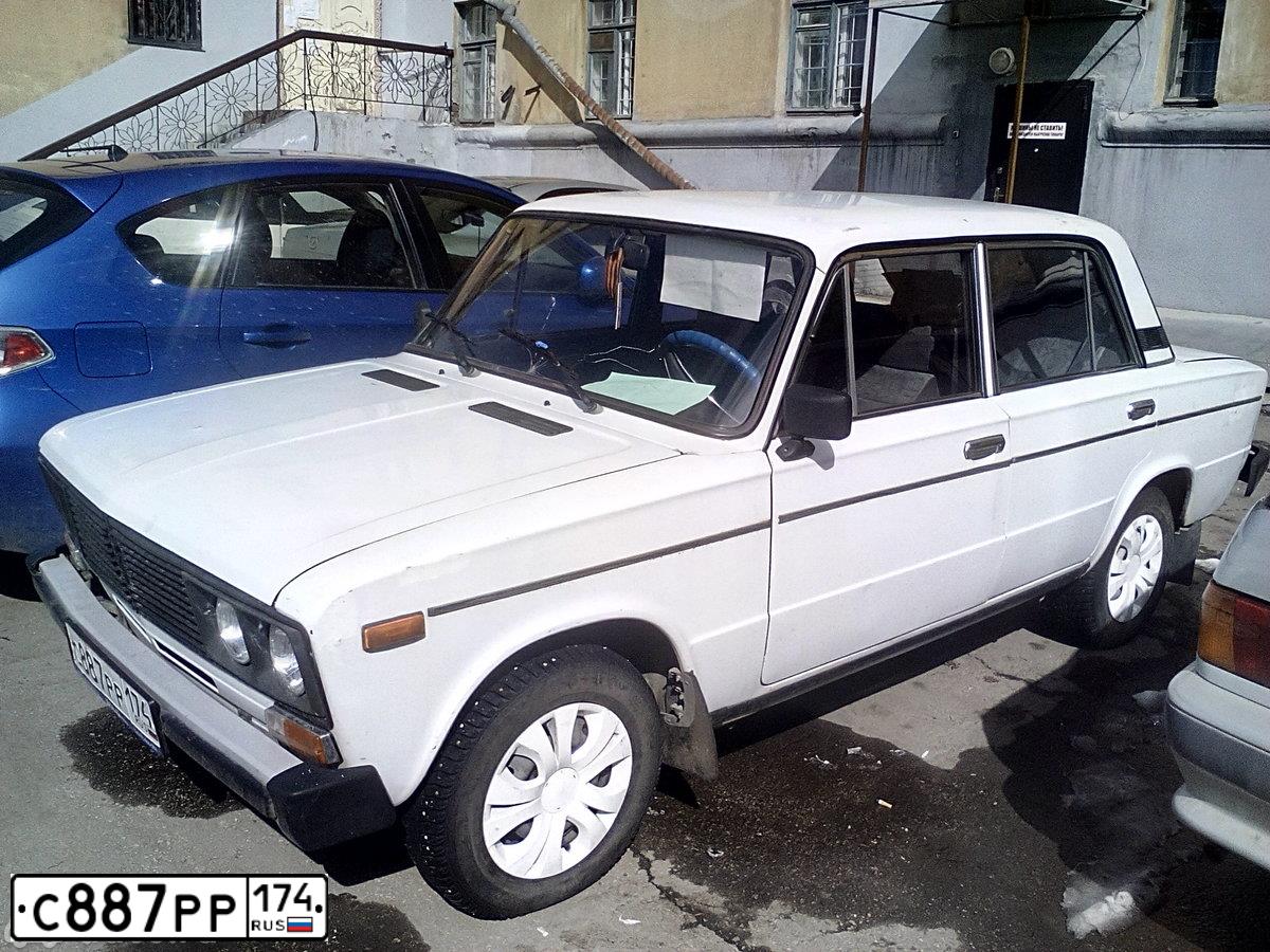 Фото автомобиля LADA 2106, 1998 — госномер С887РР174. Цвет: ЯРКО- БЕЛЫЙ
