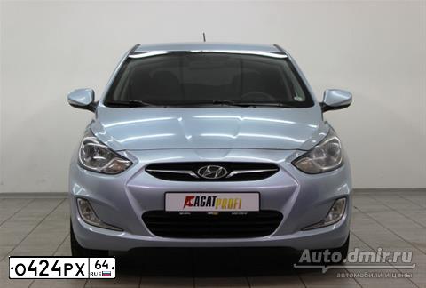 Фото автомобиля HYUNDAI SOLARIS, 2011 — госномер В261НО164. Цвет: СЕРО ГОЛУБОЙ