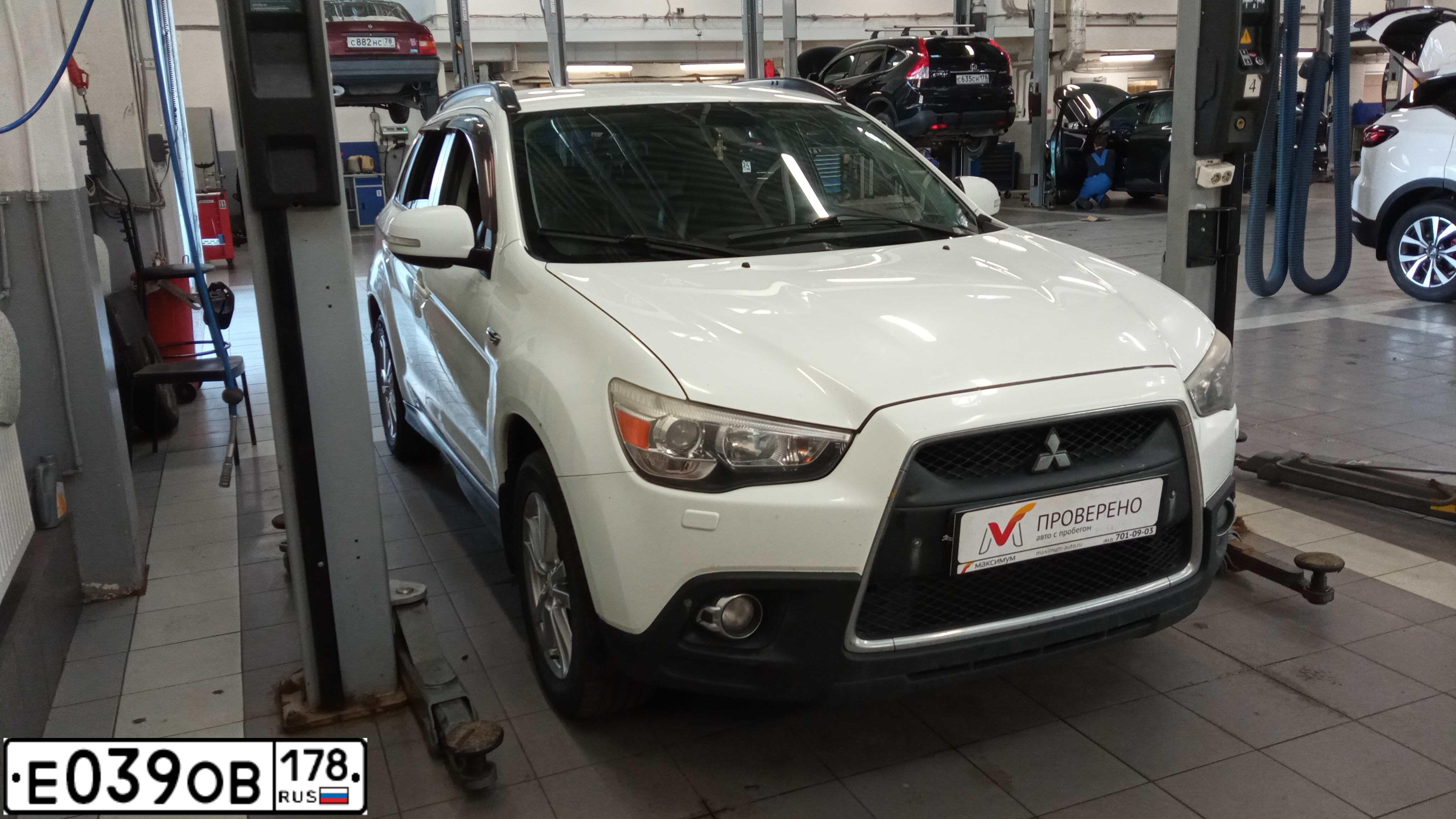 Фото автомобиля MITSUBISHI ASX, 2010 — госномер Р231ВВ44