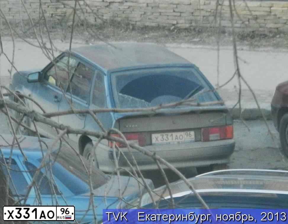 Фото автомобиля LADA 2114 SAMARA, 2012 — госномер Х331АО96. Цвет: СИНЕ-ЗЕЛЕНЫЙ