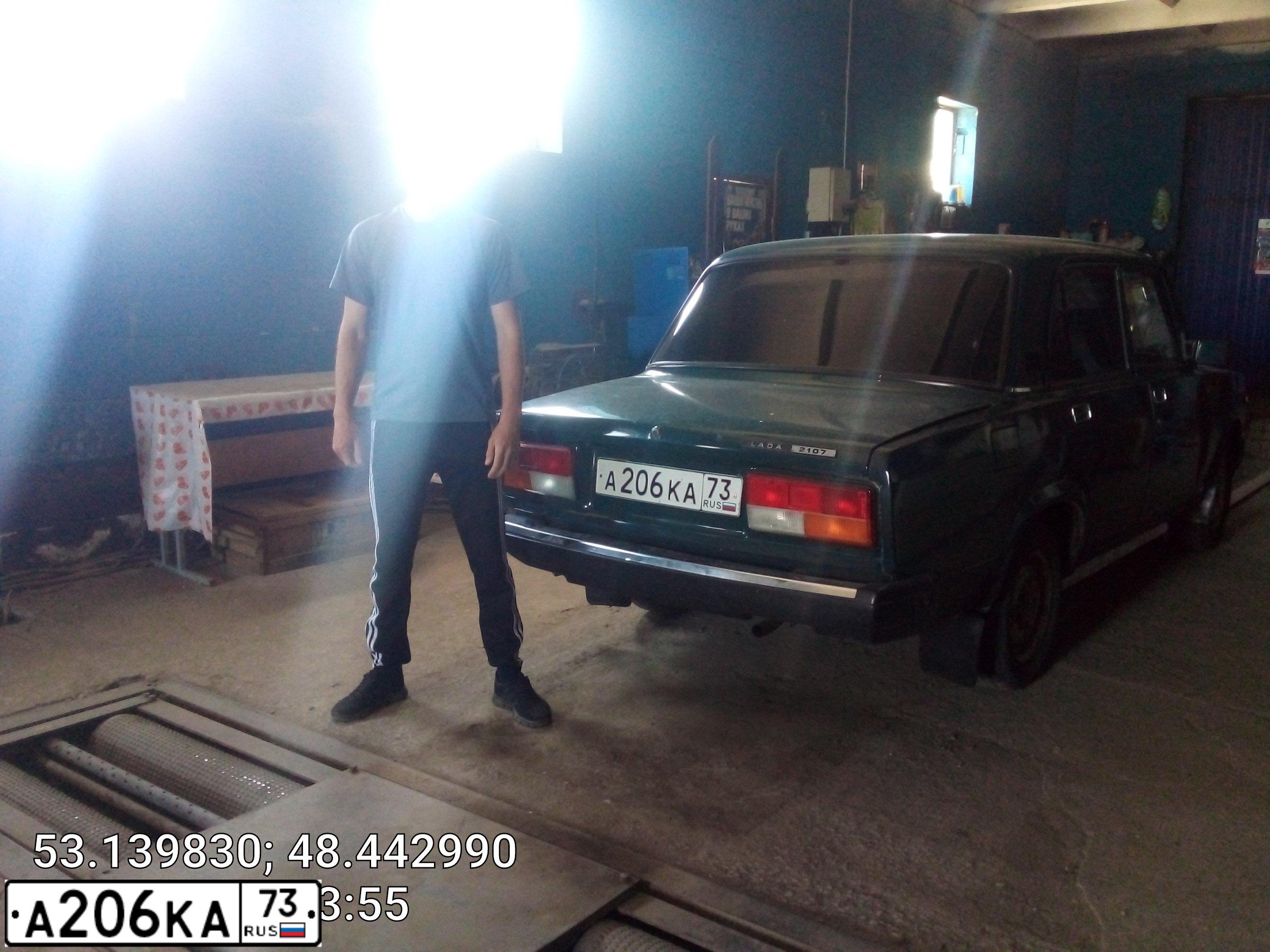 Фото автомобиля LADA 2107, 2006 — госномер Х951ЕХ763. Цвет: ЧЕРНО-ЗЕЛЕНЫЙ