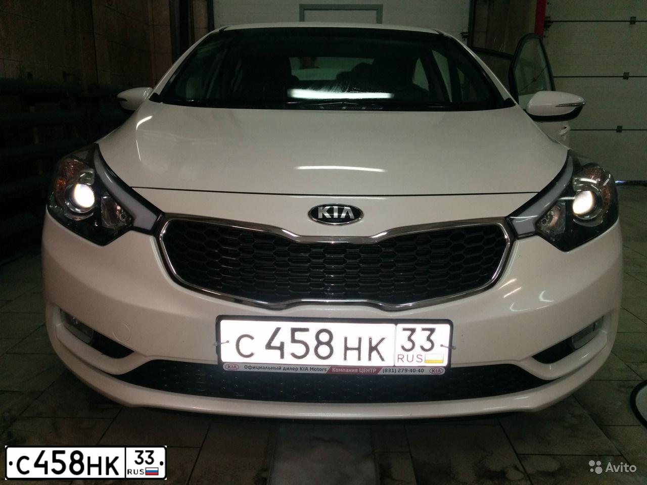 Фото автомобиля KIA CERATO, 2014 — госномер С458НК33. Цвет: Белый