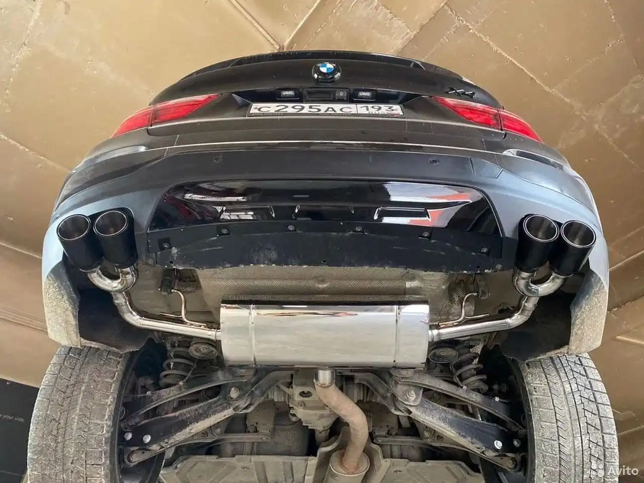 Фото автомобиля BMW X4, 2017 — госномер С295АС193. Цвет: Серый