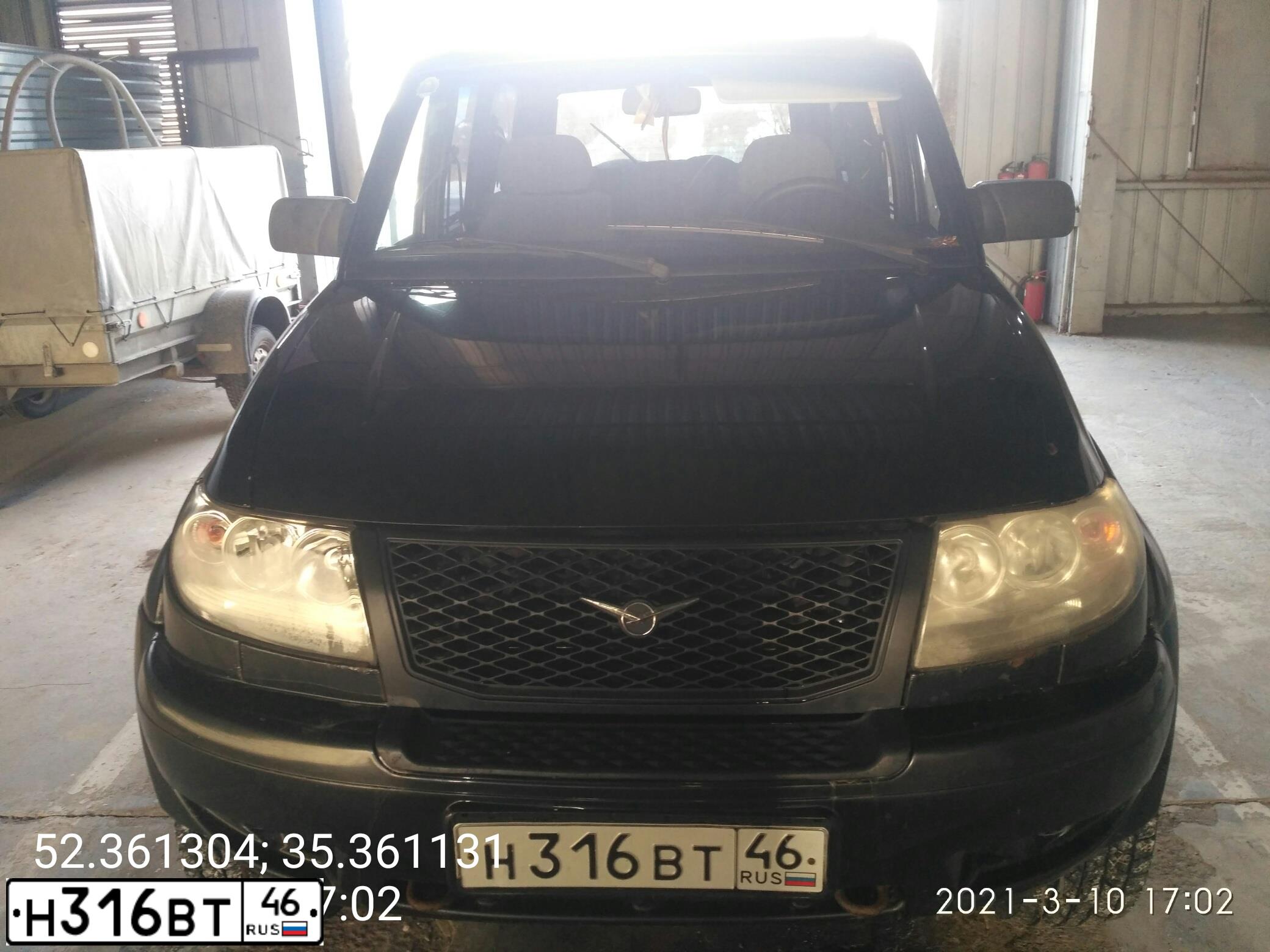 Фото автомобиля UAZ 3163 PATRIOT, 2007 — госномер Н316ВТ46. Цвет: АВАНТЮРИН-МЕТАЛЛИК