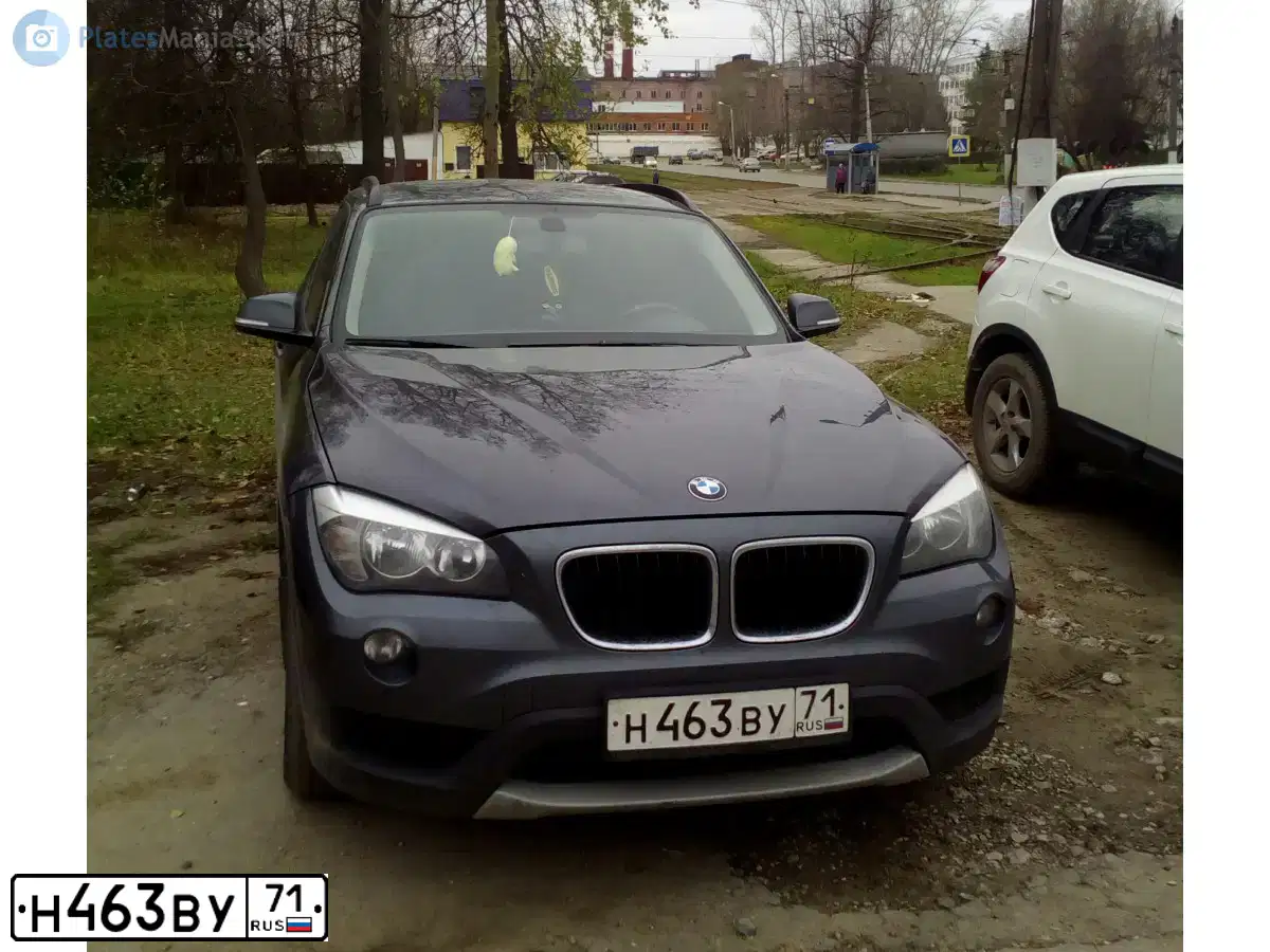 Фото автомобиля BMW X1, 2013 — госномер Н463ВУ71. Цвет: СЕРЫЙ МЕТАЛЛИК