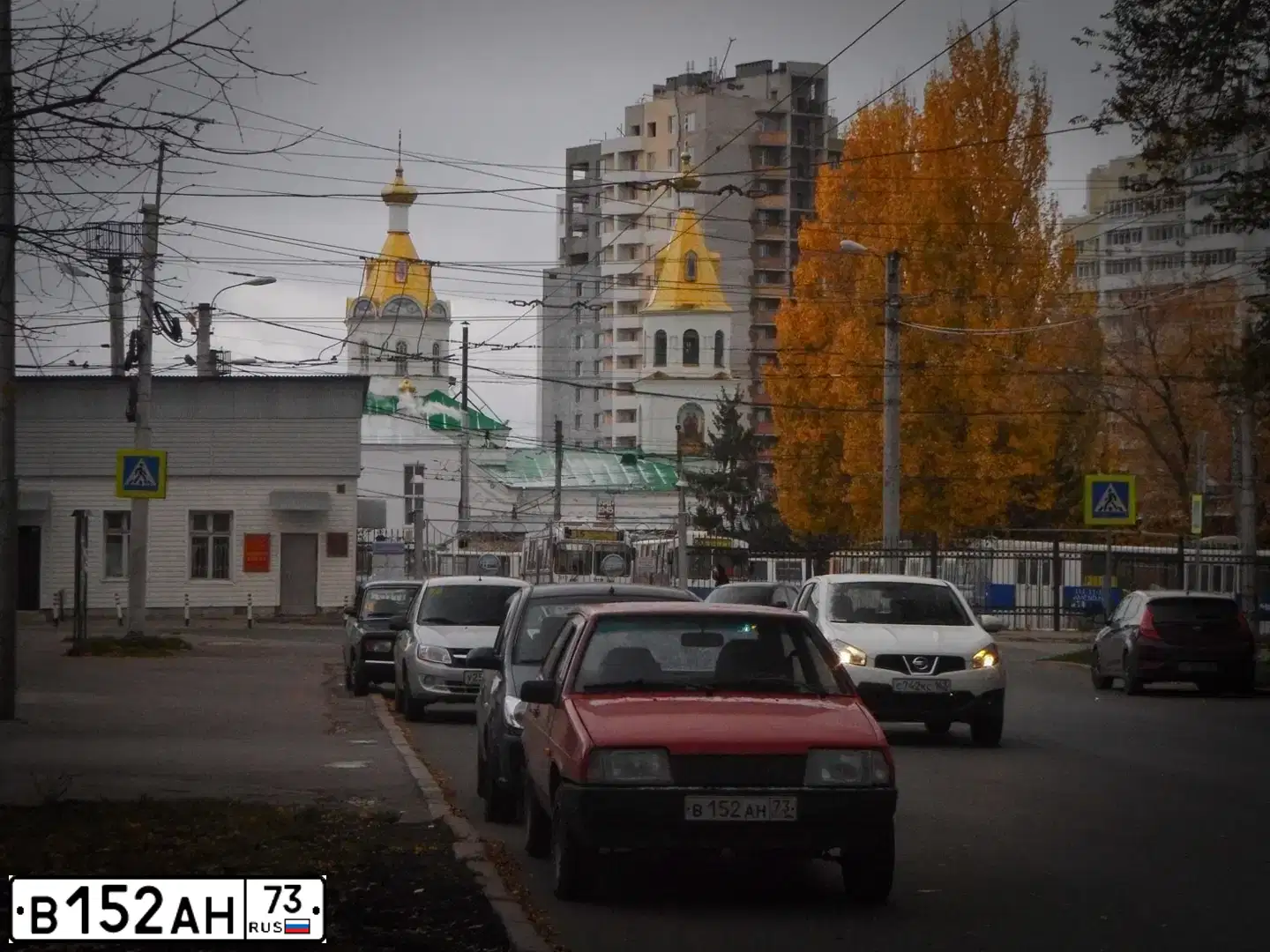Фото автомобиля LADA 2108 SAMARA, 1986 — госномер К929МО174. Цвет: Красный