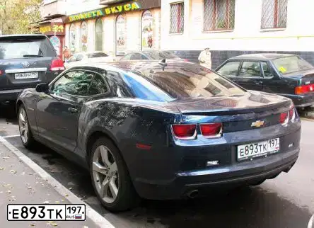 Фото автомобиля CHEVROLET CAMARO, 2010 — госномер Е893ТК197