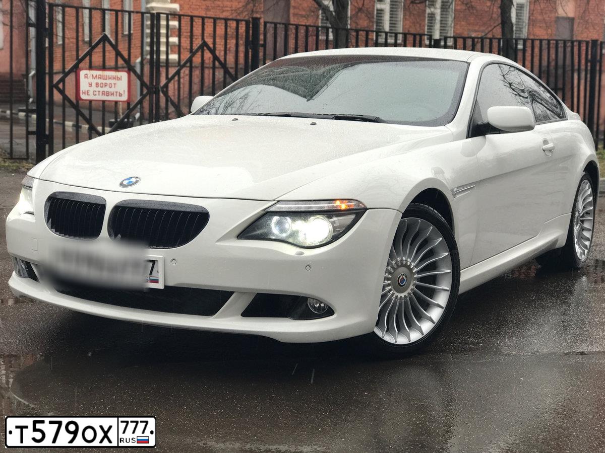 Фото автомобиля BMW SERIE 6, 2008 — госномер О006РУ48. Цвет: Белый