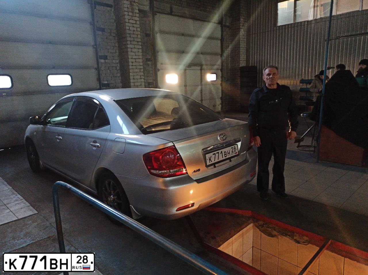 Фото автомобиля ТОЙОТА ALLION, 2005 — госномер К713УА28
