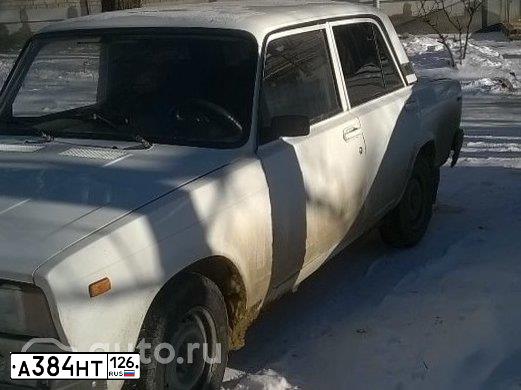 Фото автомобиля LADA 2105, 2008 — госномер М550КС07. Цвет: Белый