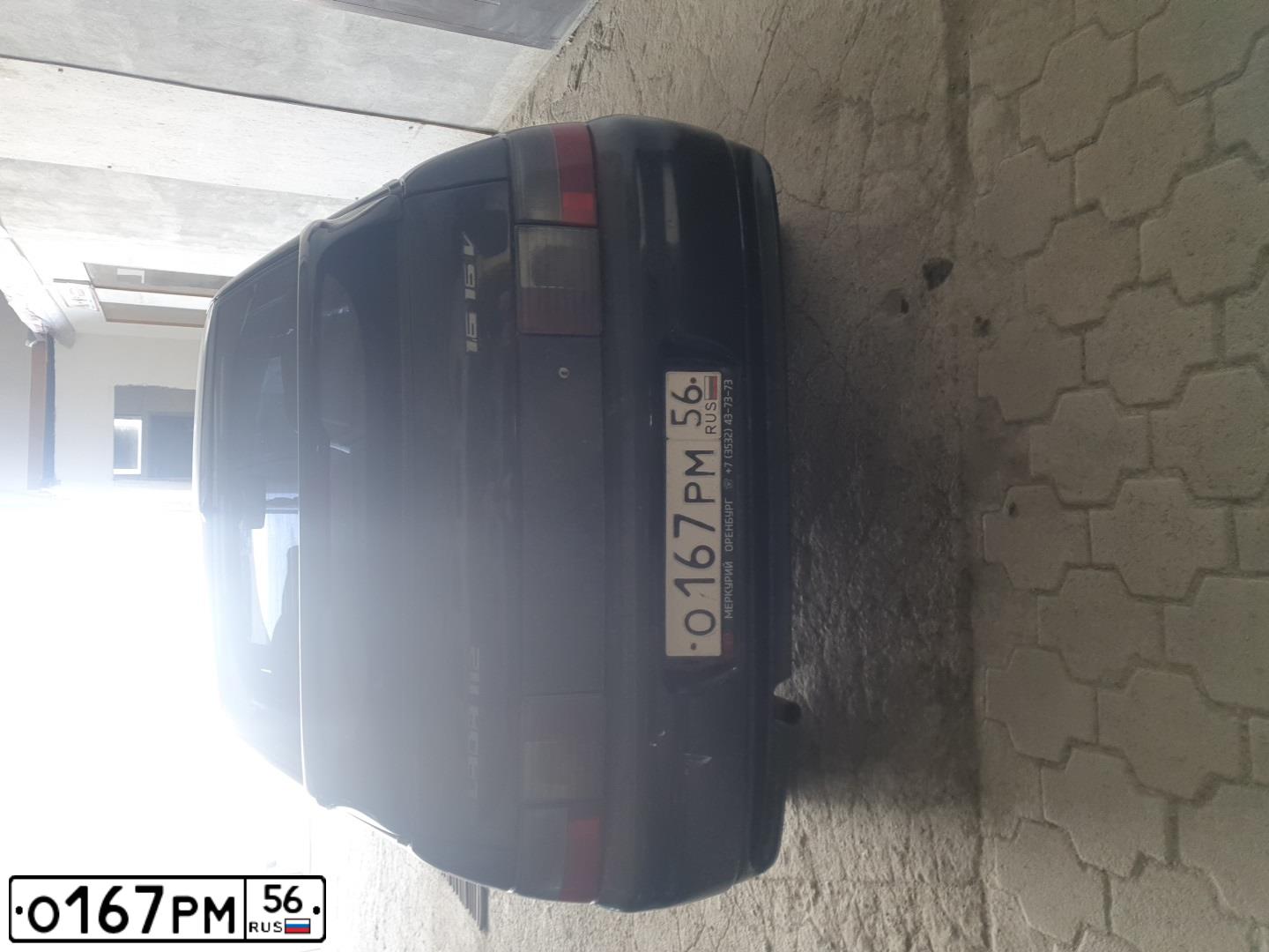 Фото автомобиля LADA 2112 LADA, 2008 — госномер А988ОХ156. Цвет: Сине-Черный