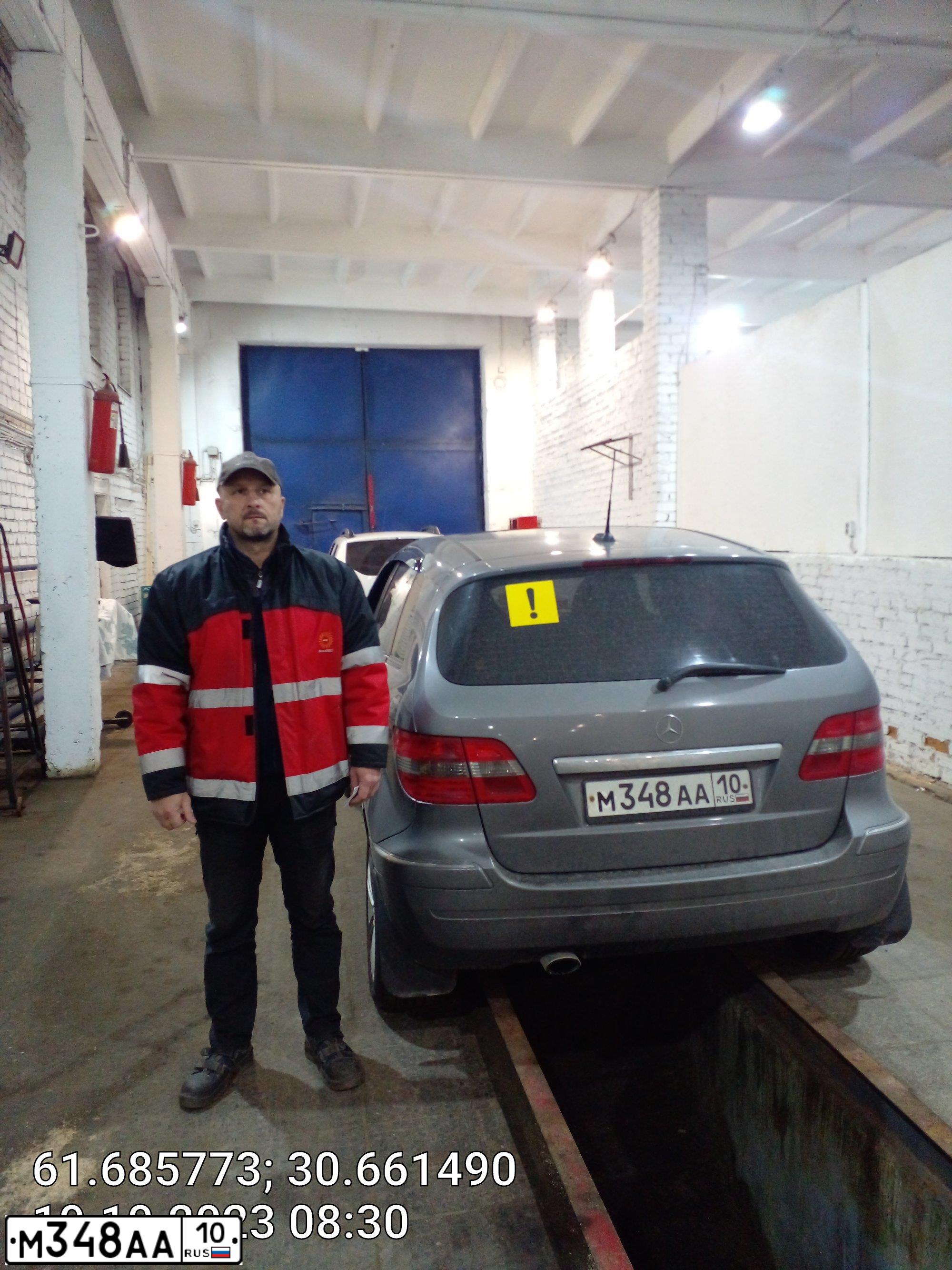 Фото автомобиля MERCEDES B-KLASSE, 2007 — госномер М348АА10