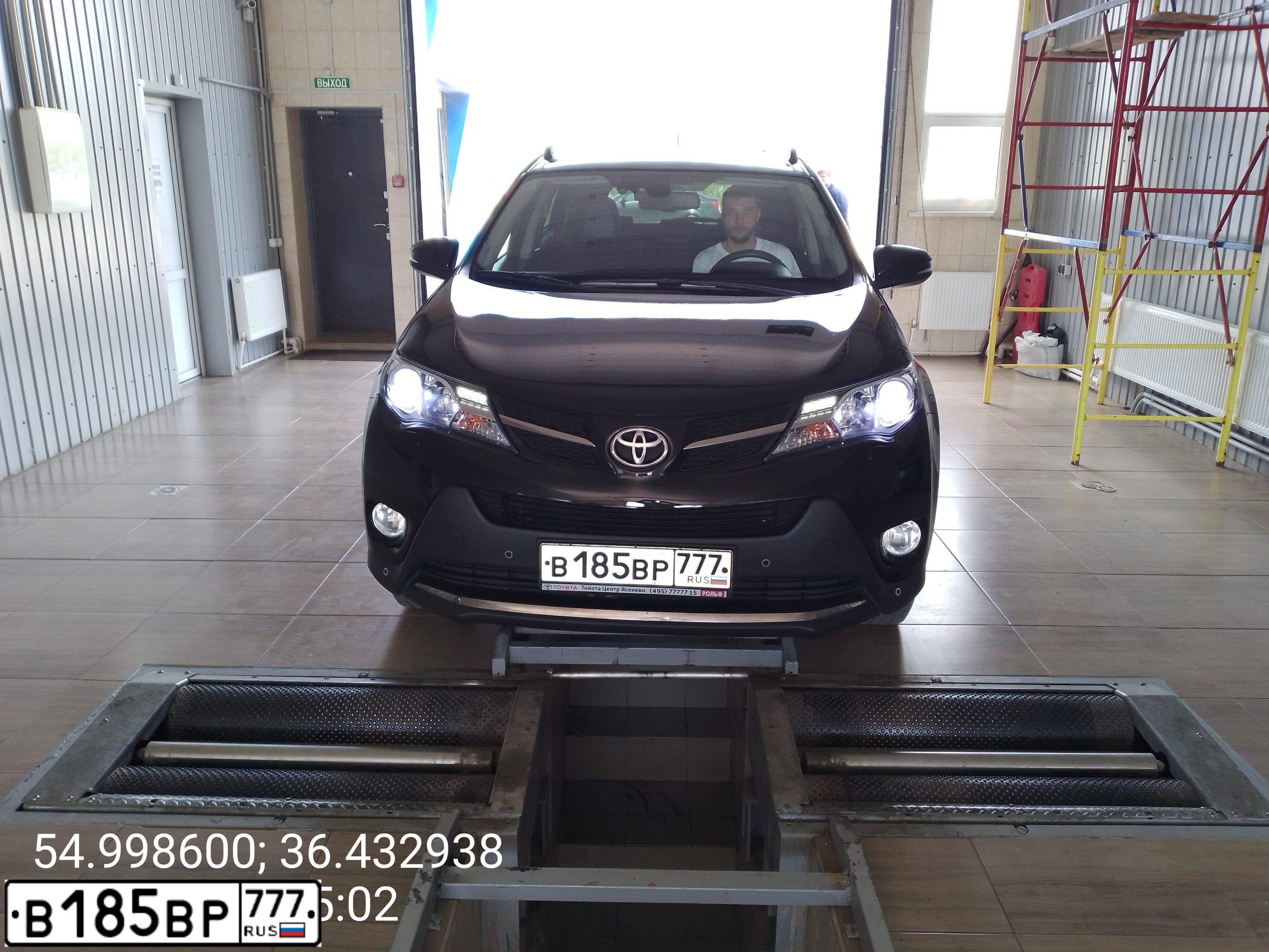 Фото автомобиля TOYOTA RAV4, 2014 — госномер Р036АС40. Цвет: ЧЕРНЫЙ