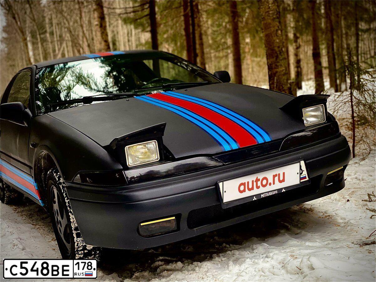 Фото автомобиля MITSUBISHI ECLIPSE, 1992 — госномер В121МТ797. Цвет: ЧЕРНЫЙ