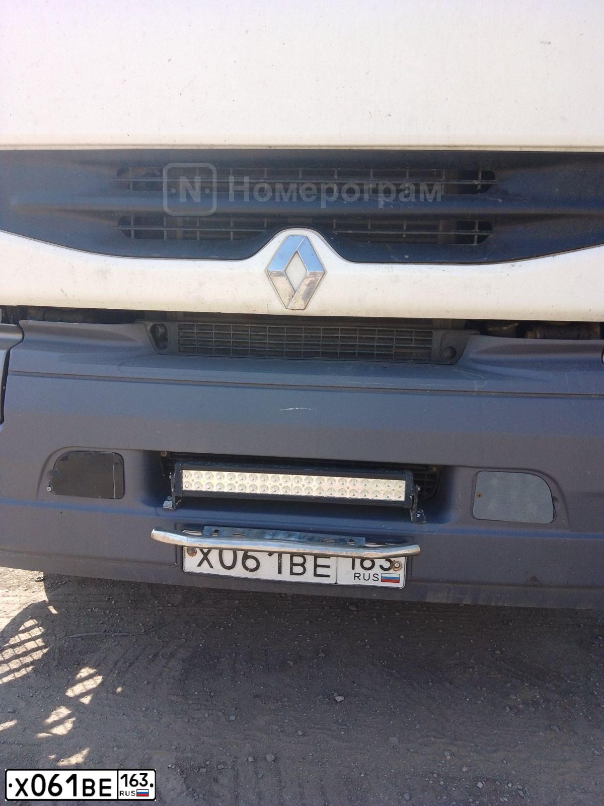 Фото автомобиля RENAULT PREMIUM, 1998 — госномер Х061ВЕ163. Цвет: БЕЛЫЙ