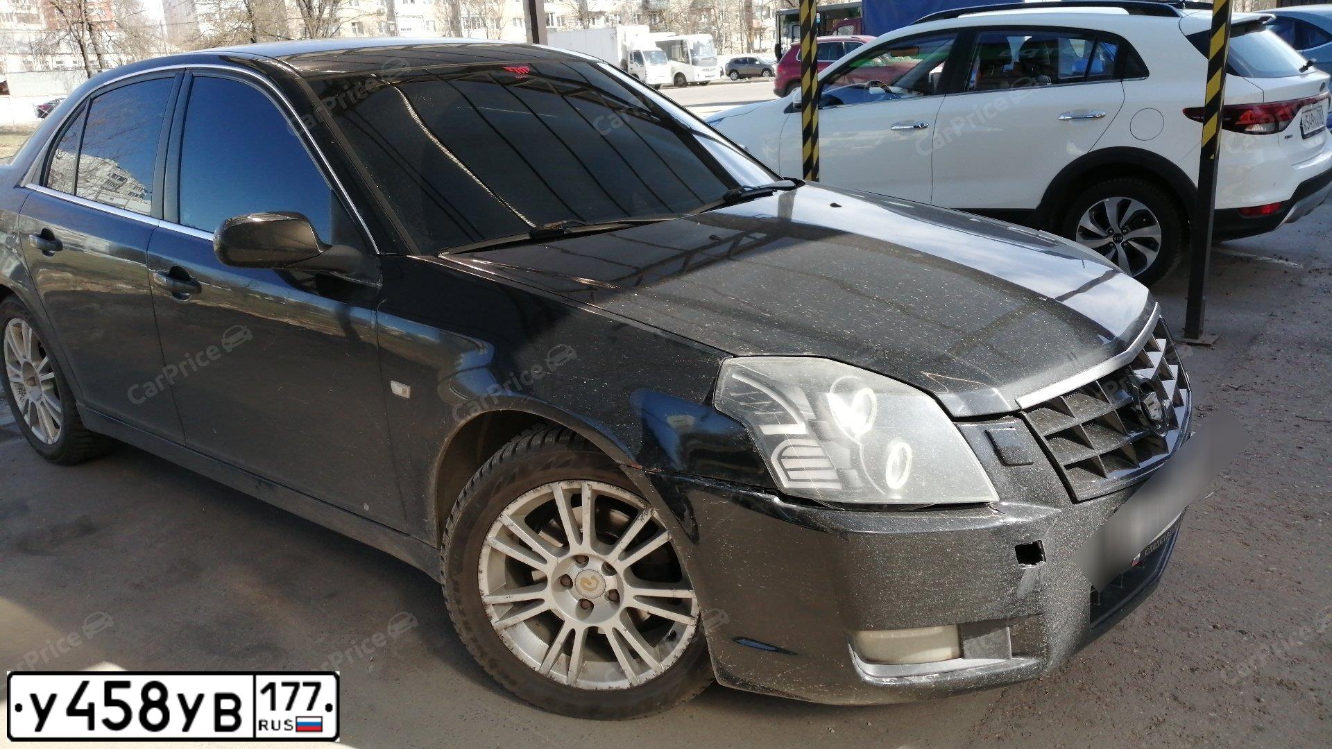 Фото автомобиля CADILLAC BLS, 2007 — госномер М022НЕ790. Цвет: ЧЕРНЫЙ