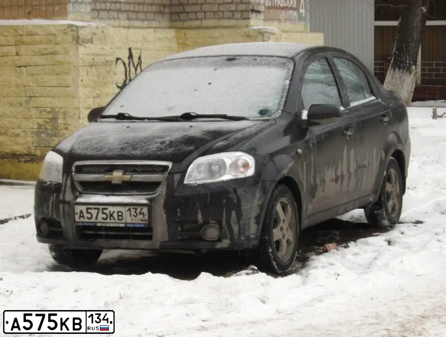 Фото автомобиля CHEVROLET AVEO, 2007 — госномер В868ВА180
