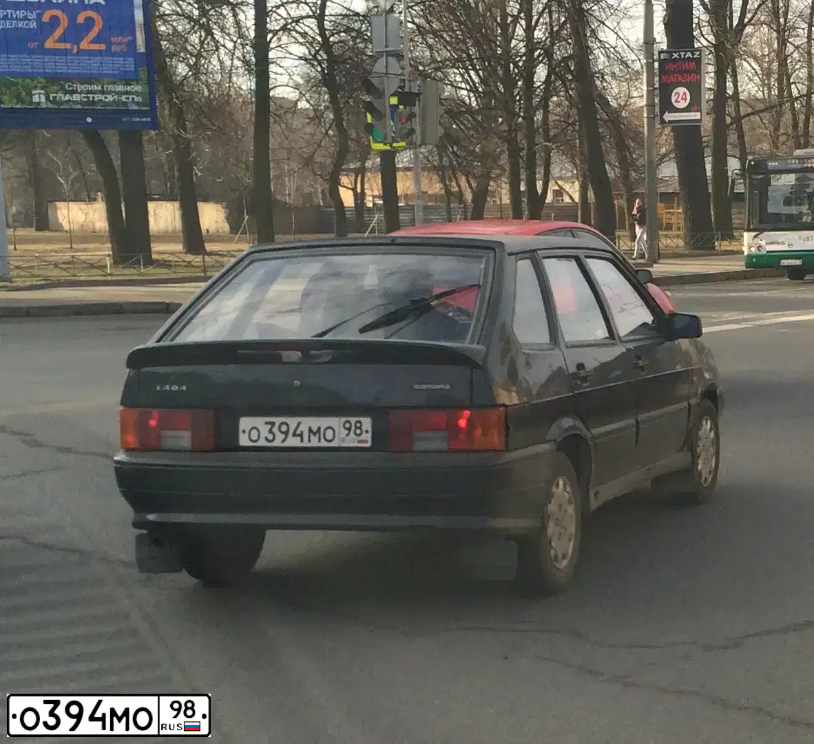 Фото автомобиля LADA 211440 LADA SAMARA, 2008 — госномер Т825РС198. Цвет: ГРАФИТОВЫЙ МЕТАЛЛИК
