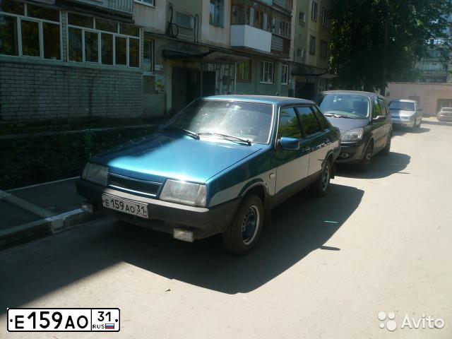Фото автомобиля LADA 2109 SAMARA, 2004 — госномер Е159АО31. Цвет: СИНЕ-ЗЕЛЕНЫЙ