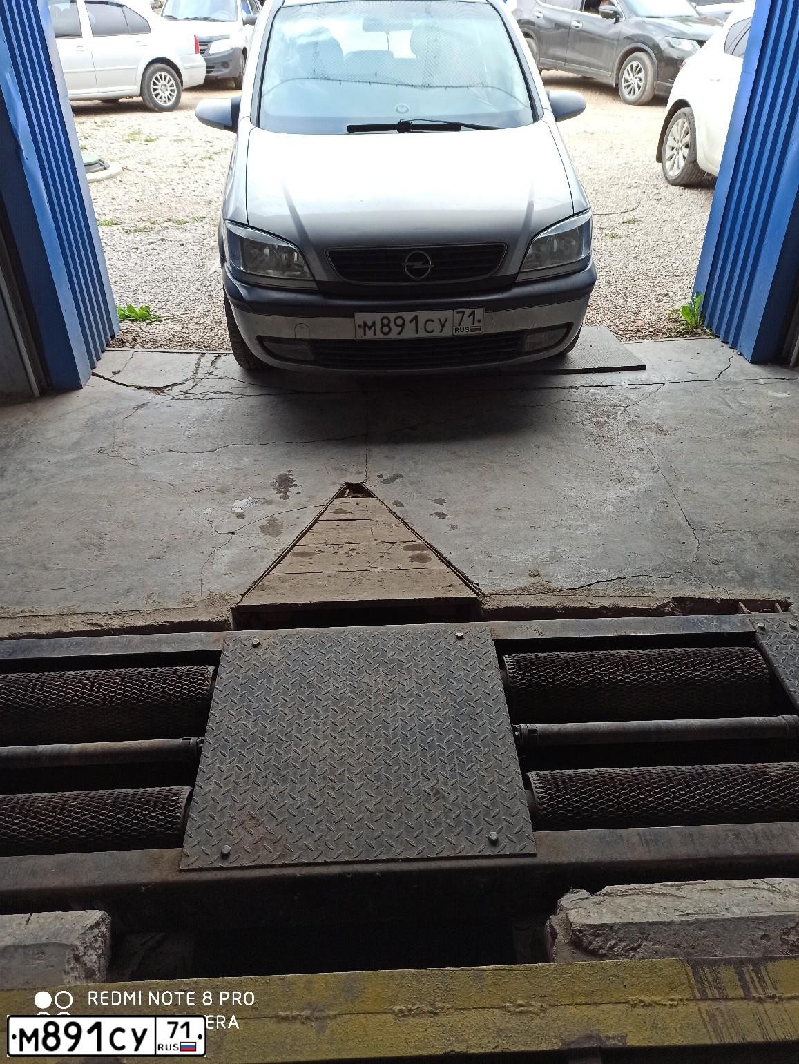 Фото автомобиля OPEL ZAFIRA, 2000 — госномер М891СУ71. Цвет: СЕРЕБРИСТЫЙ