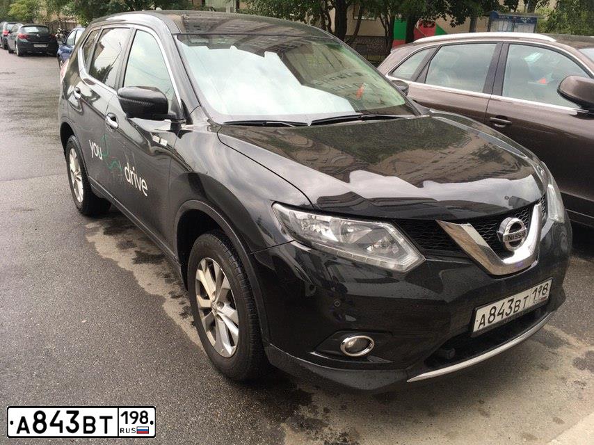 Фото автомобиля NISSAN X-TRAIL, 2018 — госномер В851ЕТ550