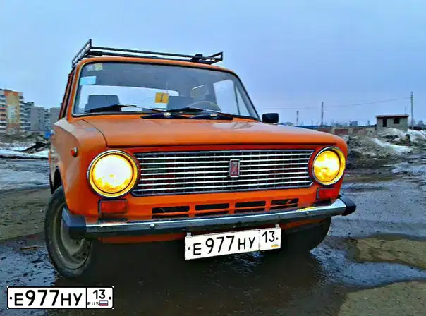 Фото автомобиля ВАЗ 21074 LADA 2107, 2006 — госномер С108СВ58. Цвет: синий