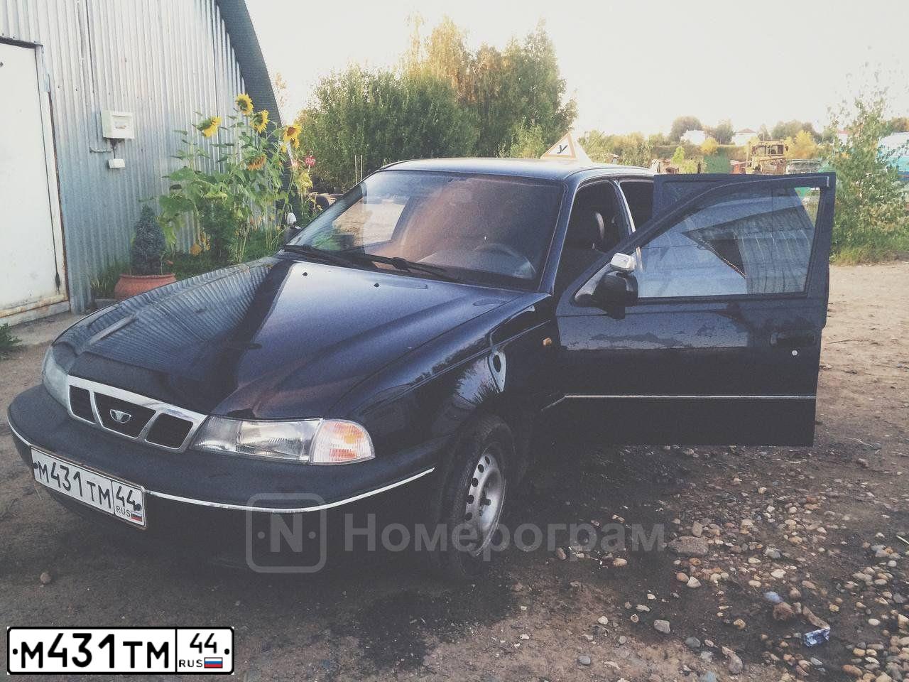 Фото автомобиля DAEWOO NEXIA, 2007 — госномер Р650АТ32. Цвет: Темно-синий
