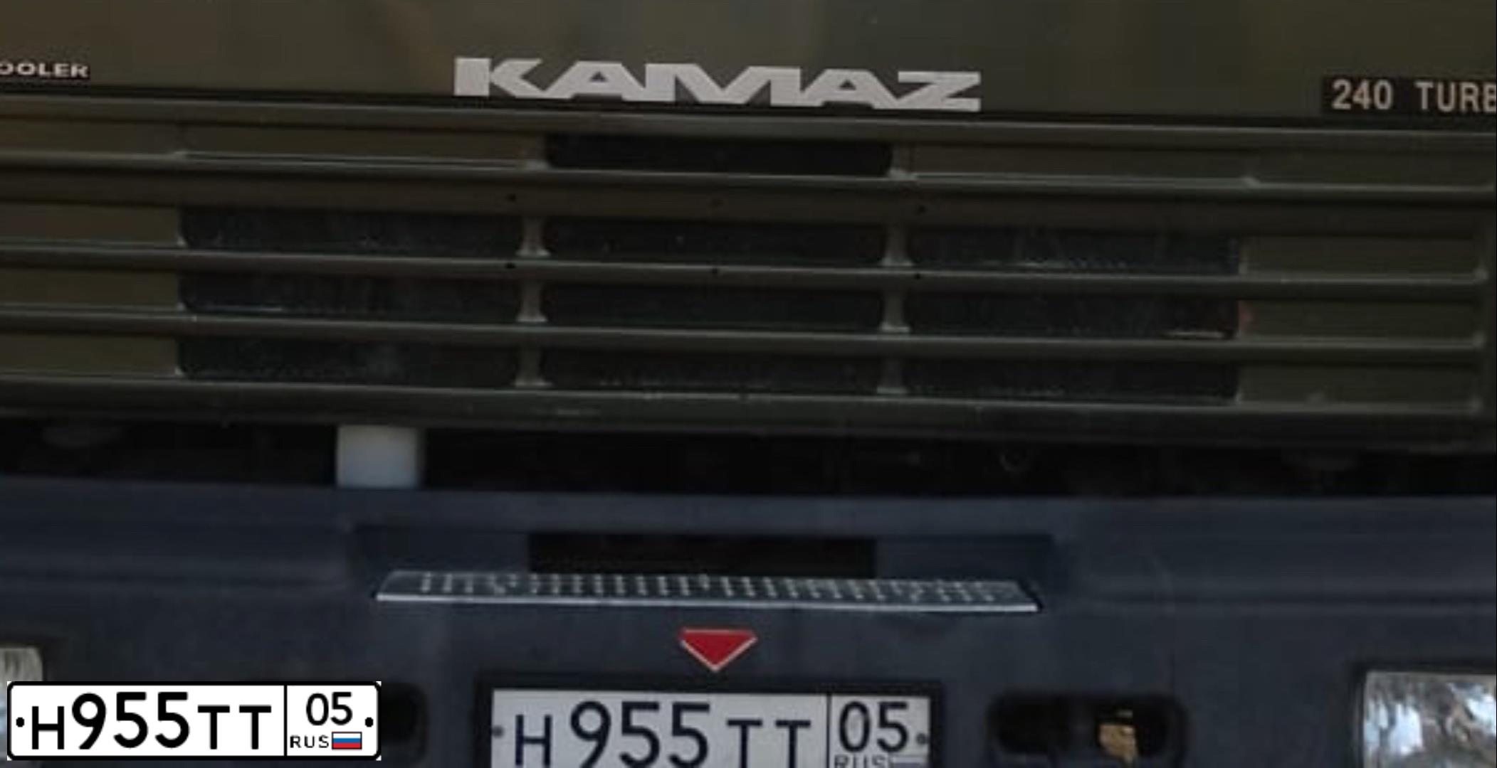 Фото автомобиля KAMAZ 65116 /6X4/, 2007 — госномер Н955ТТ05. Цвет: ЗЕЛЕНЫЙ МЕТАЛЛИК