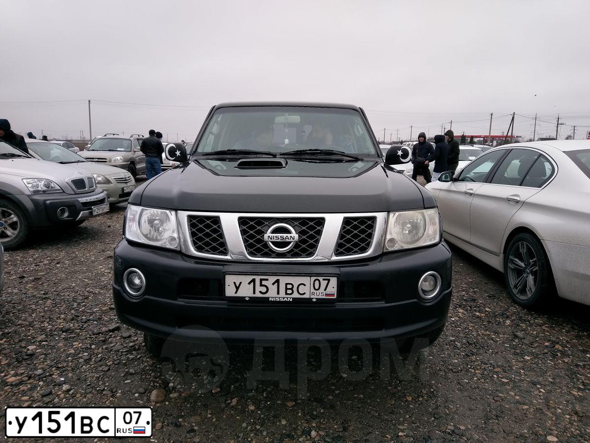 Фото автомобиля NISSAN PATROL, 2007 — госномер У151ВС07. Цвет: ЧЕРНЫЙ