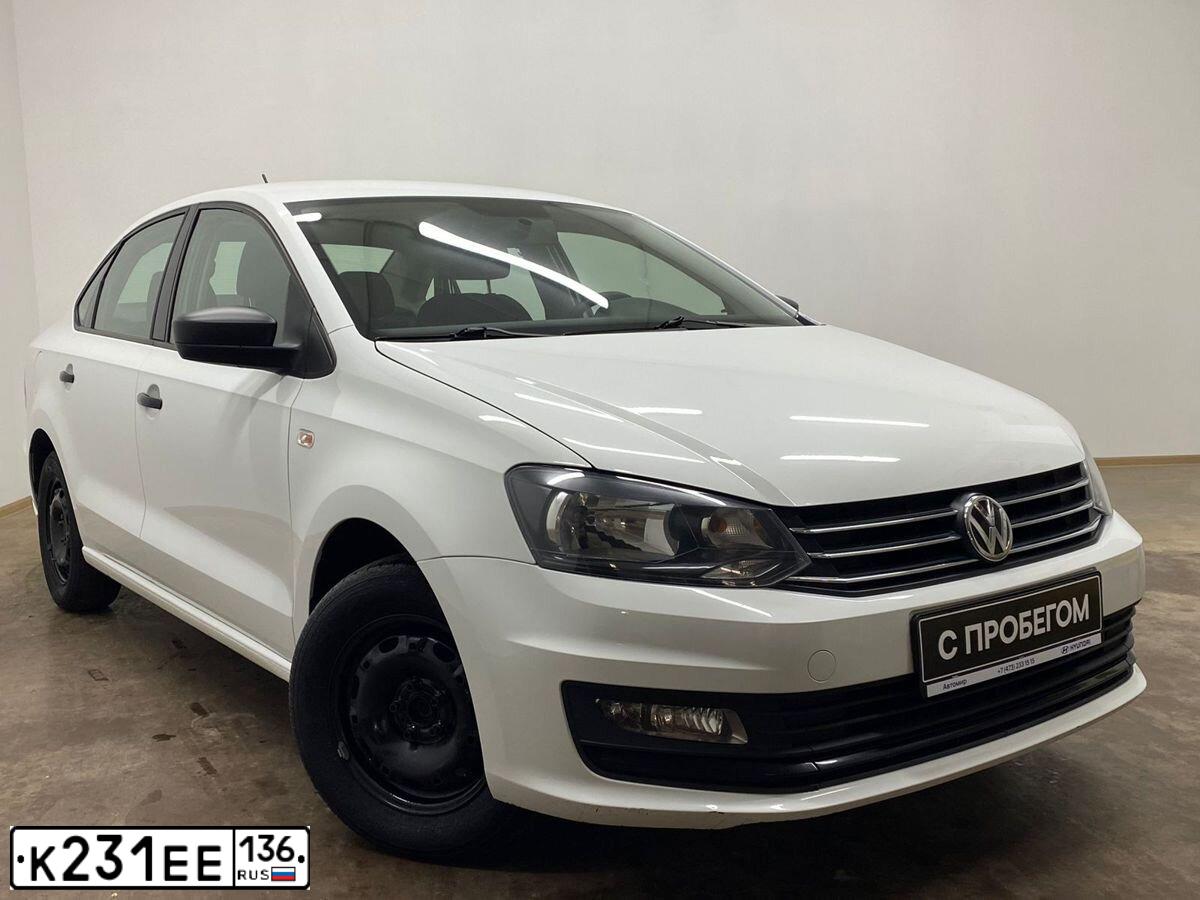 Фото автомобиля VOLKSWAGEN POLO, 2020 — госномер В060МТ761. Цвет: Белый