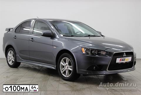 Фото автомобиля MITSUBISHI LANCER, 2011 — госномер В096МХ164. Цвет: СЕРЫЙ