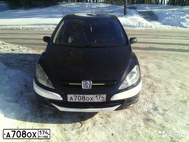 Фото автомобиля PEUGEOT 307, 2004 — госномер К205ВК196. Цвет: ЧЕРНЫЙ