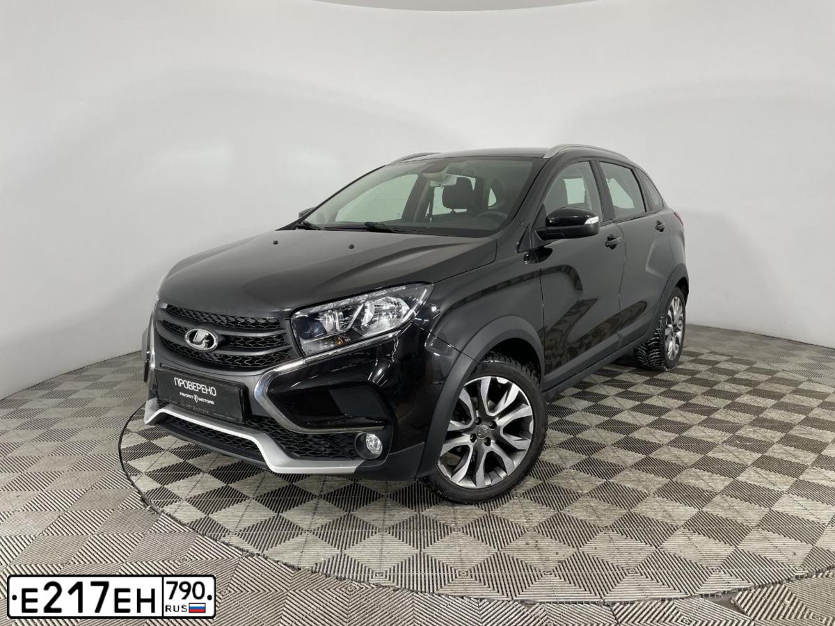 Фото автомобиля LADA XRAY, 2020 — госномер Е217ЕН790. Цвет: ЧЕРНЫЙ