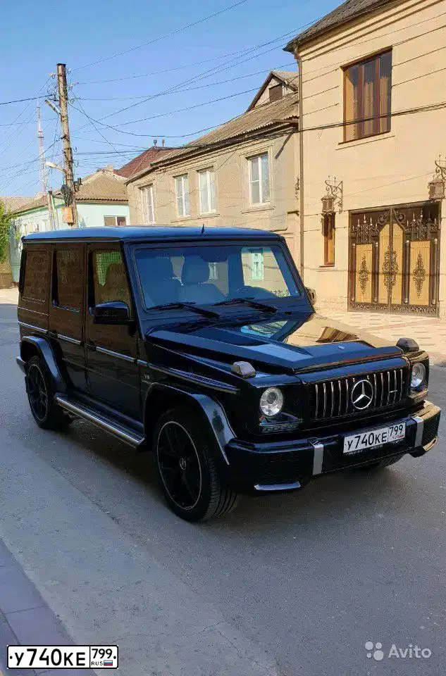 Фото автомобиля МЕРСЕДЕС-БЕНЦ G55 АМG, 2008 — госномер С871УС05. Цвет: ЧЕРНЫЙ