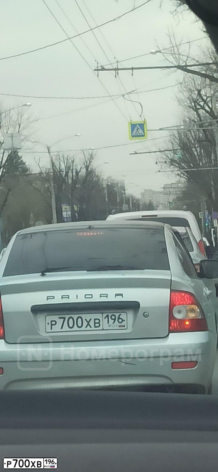 Фото автомобиля KIA SPECTRA, 2007 — госномер К677ВК96. Цвет: Серебристый