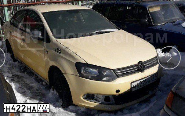 Фото автомобиля VOLKSWAGEN POLO, 2012 — госномер О738ОЕ71. Цвет: ЖЕЛТЫЙ