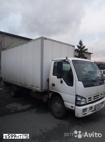 Фото автомобиля ISUZU NQR, 2008 — госномер Х599НТ190. Цвет: Белый