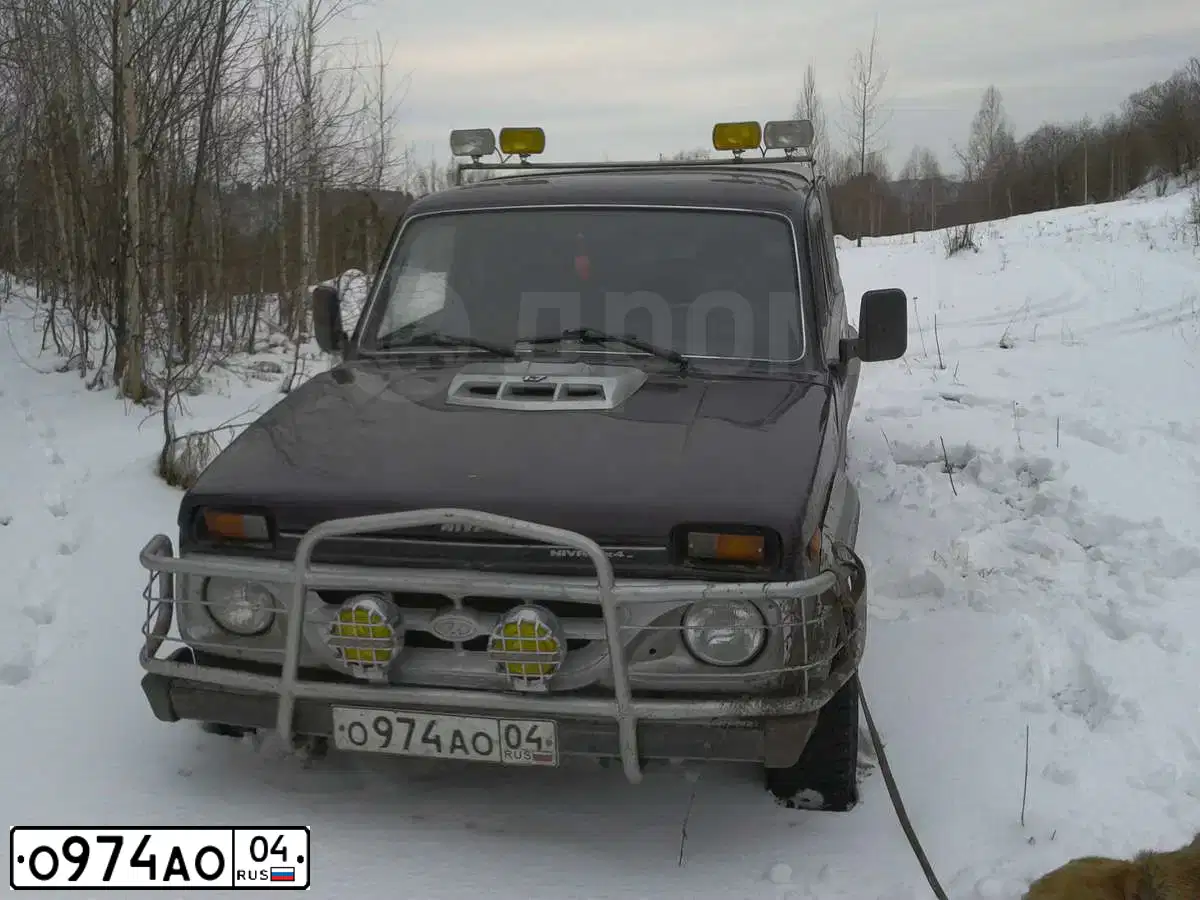 Фото автомобиля ВАЗ (LADA) 2329, 2000 — госномер Р366КХ19. Цвет: БАКЛАЖАННЫЙ