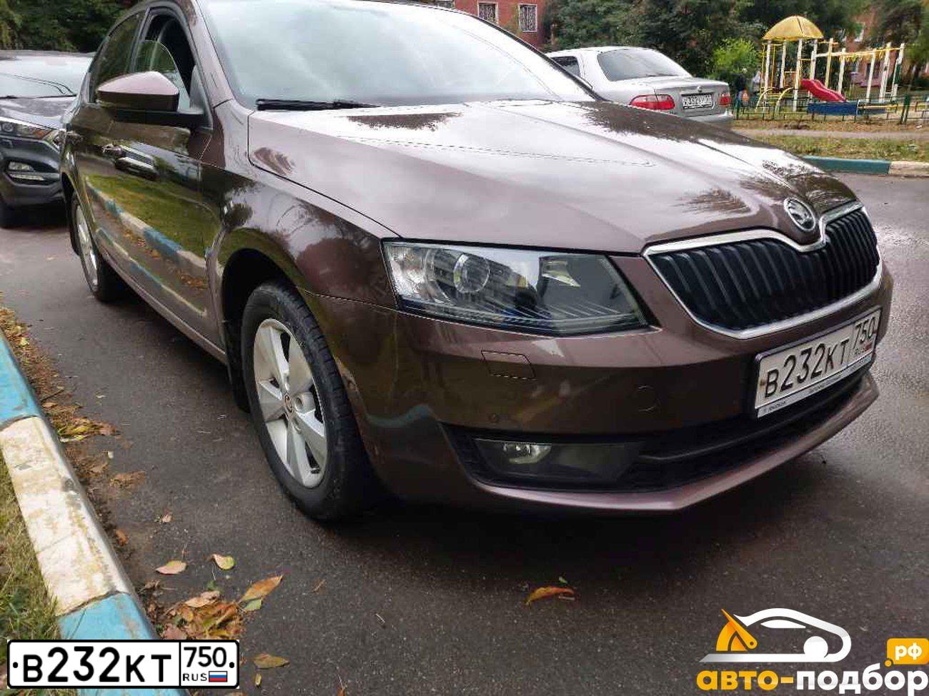 Фото автомобиля SKODA OCTAVIA, 2015 — госномер М967НВ13. Цвет: Коричневый