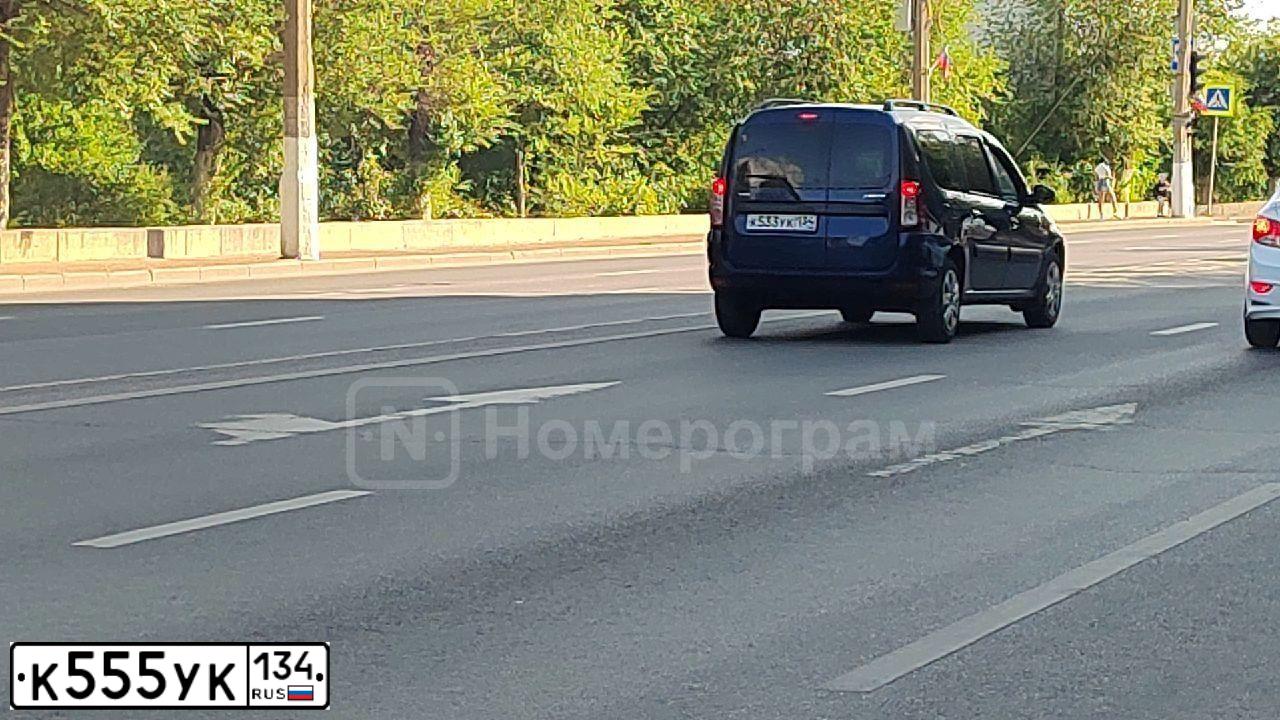 Фото автомобиля VAZ LADA GRANTA 219140, 2022 — госномер К555УК134. Цвет: ЧЕРНЫЙ