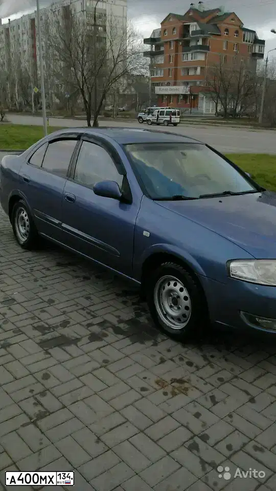 Фото автомобиля NISSAN ALMERA, 2006 — госномер М760РМ134. Цвет: синий
