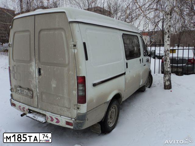 Фото автомобиля GAZ 2752 SOBOL, 2004 — госномер М185ТА74. Цвет: БЕЛЫЙ