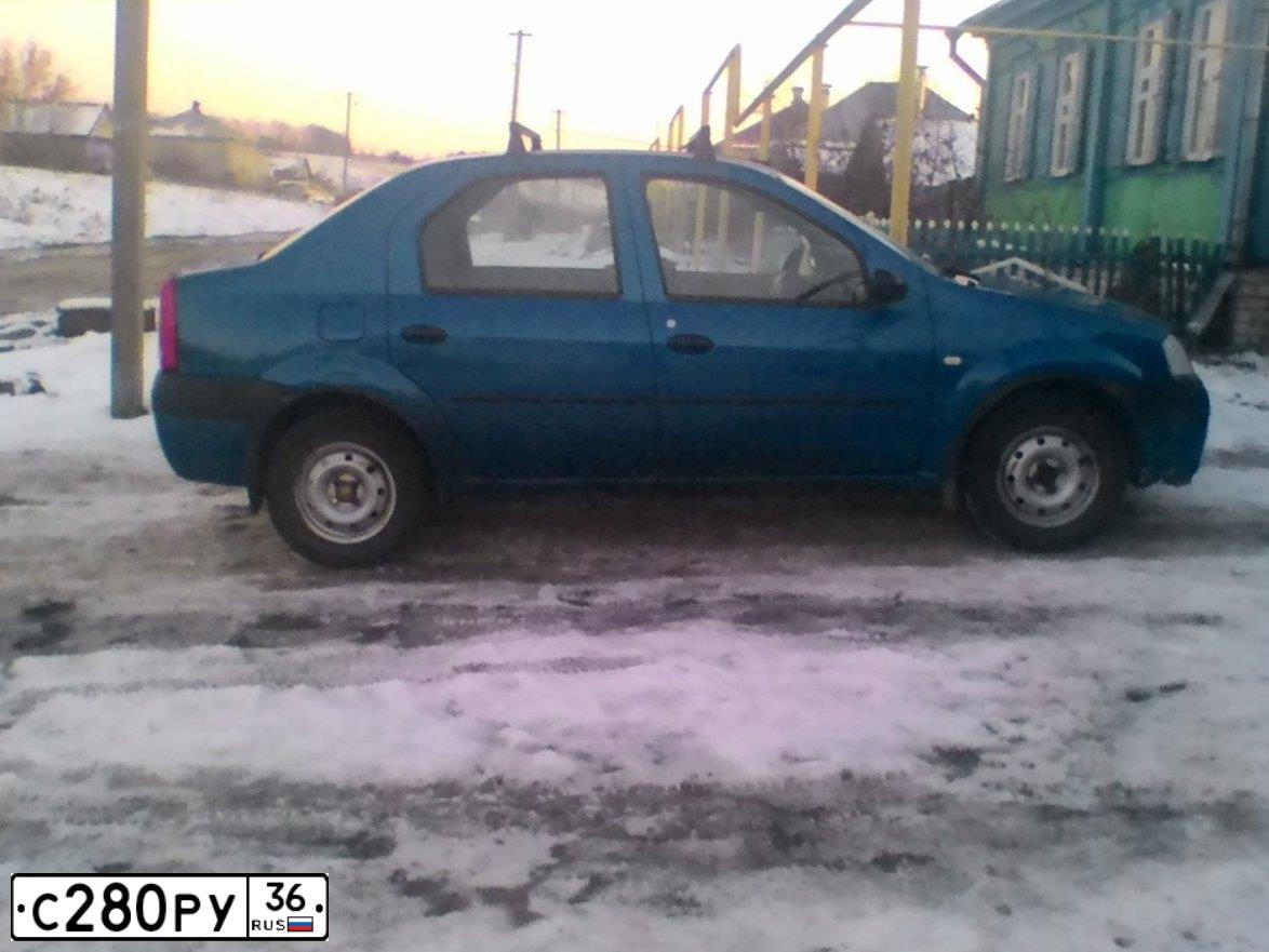 Фото автомобиля RENAULT LOGAN, 2006 — госномер К637ЕР181. Цвет: СИНИЙ МЕТАЛЛИК