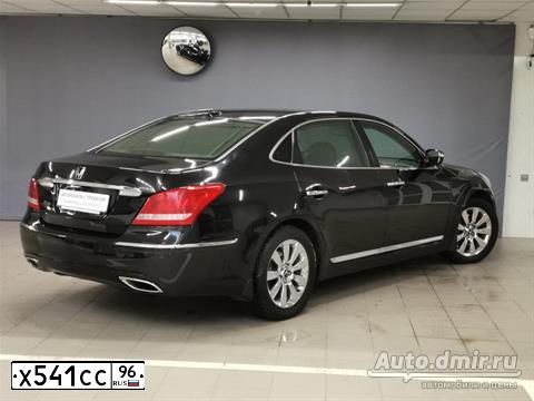 Фото автомобиля HYUNDAI EQUUS, 2012 — госномер М769ОХ196. Цвет: ЧЕРНЫЙ