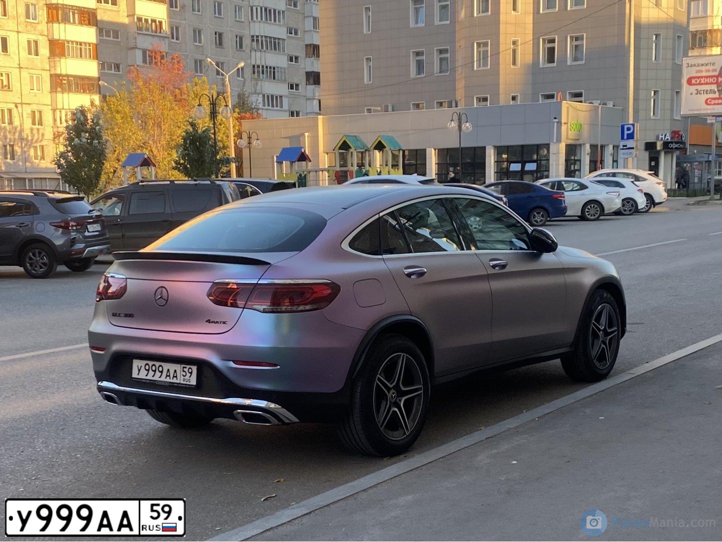 Фото автомобиля MERCEDES GLC-KLASSE, 2020 — госномер Х958АУ797. Цвет: Белый